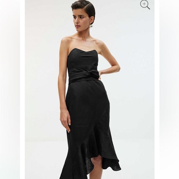 ✨Host Pick✨ Witchery Earth Chance Dress Black Size 6 - Picture 2 of 4